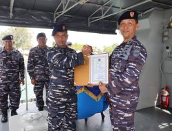 Komandan KAL Marapas I-4-65 Satrol Lantamal IV Batam Berganti