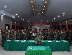 Korem 143/HO Melaksanakan Pencanangan Wilayah Tertib Reformasi birokrasi (WTRB)