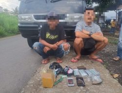 Dua Terduga Kepemilikan Tramadol Diamankan ke Mapolsek Pekat