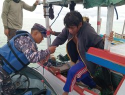 TNI AL Berhasil Evakuasi Korban Hanyut di Perairan Pulau Bunyu