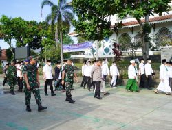 Danrem 061/Sk Dampingi Pangdam III/Slw Pimpin Pengamanan VVIP Kunjungan Kasad ke Wilayah Kodim 0608/Cianjur