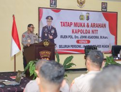 Tatap Muka dan Arahan Kepada Personil Polres Ngada, Kapolda NTT: “Masyarakat Itu Tempat Kita Mengabdi”