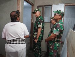 Danrem 163/WSA Melakukan Peninjauan RTLH Program Praja Raksaka Peduli Rakyat Pangdam IX/Udayana