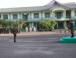 Kodim 0104/Atim Laksanakan Upacara Bendera