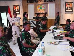 Danrem 081/DSJ Sambut Tim Audit Kinerja TNI TA 2023