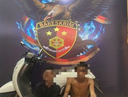 Aksi Spontan Personil Polsek Woja Amankan Dua Terduga Jambret saat Diamuk Massa