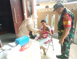 Babinsa Koramil 0818/22 Tumpang Lakukan Pendampingan Dan Monitoring Cegah Stunting