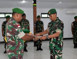 Kasdim 1707/Merauke Pimpin Acara Korps Pindah Satuan 