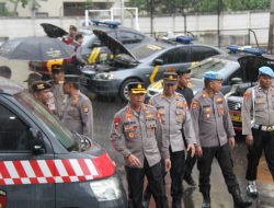 Wakapolres Metro Jakarta Barat Melaksanakan Pengecekan Kendaraan Dinas