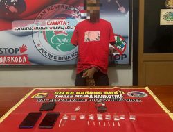 Kantongi 16 klip Sabu, Seorang Warga Kota Bima Disergap Tim Opsnal Sat Narkoba