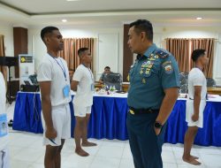 Danlantamal XI Merauke Pimpin Sidang Pantukhirda Caba dan Cata PK TNI AL TA 2023