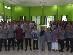 Biro SDM Polda Sumsel Sosialisasi Penerimaan Anggota Polri Terpadu TA 2023 di MAN 3 Palembang