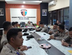 Belasan Personel Satwil Jajaran Polda Sumsel Ikuti Pembinaan dan Pemulihan Profesi Anggota Polri
