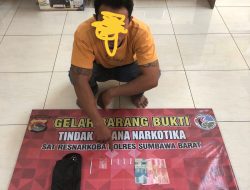 Miliki Sabu Seberat 1,41 gram, Seorang Pria di Sumbawa Barat Diciduk Polisi