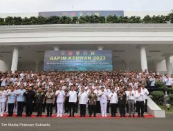 Kapolda Sumsel Hadiri Rapim TNI-Polri 2023