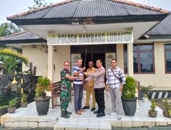 Sinergitas TNI-Polri Warga Serahkan Senpira Dengan Sukarela Ke Polsek Rambang Lubai