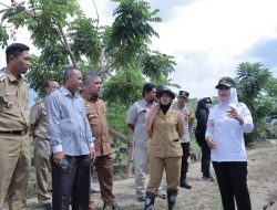 Wawako Fitrianti Tinjau Penanggulangan Banjir di TPU Kebun Bunga Palembang