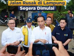 Perbaikan Jalan Rusak di Lampung Segera Dimulai
