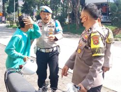 Polisi Kejar Motor Knalpot Brong, yang Melintas Saat Kapolrestabes Palembang Berikan Arahan Maraknya Balap Liar
