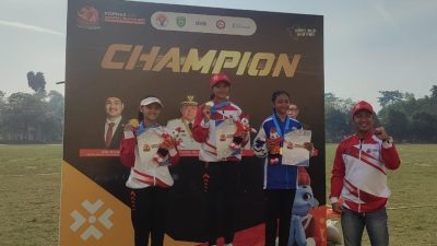 Cabor Atletik Tambah Medali Untuk Sumsel di Popnas XVI