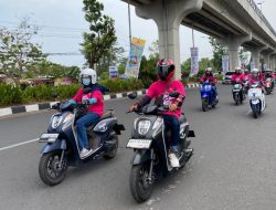 Perkuat Solidaritas, Bikers Honda Gelar Genio Movie Ride