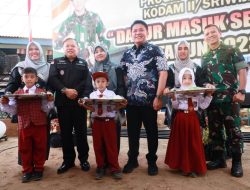 Gubernur Sumsel Mengapresiasi Program Unggulan Kodam II Sriwijaya, “Dapur Masuk Sekolah” 