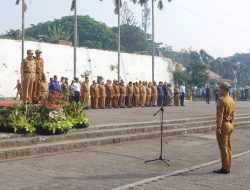 Pj Gubernur Agus Fatoni Pimpin Apel Gabungan Bersama OPD Kota Palembang