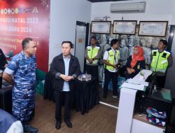 Pj Gubernur Sumsel Agus Fatoni Tinjau Posko Nataru di Bandara SMB II Palembang