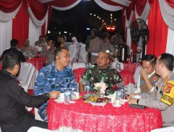 Danlanud SMH Palembang Hadiri Acara Vicon Pengamanan Malam Pergantian Tahun Bersama Forkopimda Sumsel