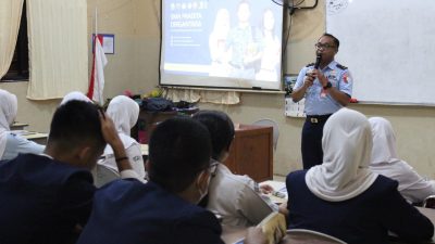 Panitia PPDB Lanud SMH Palembang Sosialisasikan SMA Pradita Dirgantara 