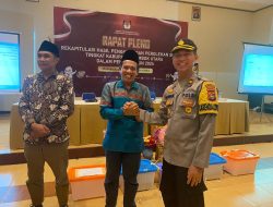 Polres Lombok Utara Sukses Amankan Sidang Pleno KPU 