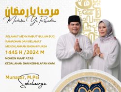 Munazar Calon Anggota DPRD Kota Yogyakarta Dapil V Mengucapkan Selamat Menyambut Bulan Suci Ramadhan
