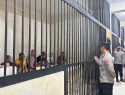 Hari Raya Nyepi, Polres Gresik Cek Ruang Tahanan Secara Masif