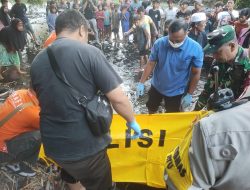 Polisi Evakuasi Mayat Pria di Sungai Babak Gerung Lombok Barat