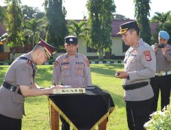 Serah Terima Jabatan di Lingkungan Polres Lombok Barat, Sejumlah Pejabat Utama Mengalami Pergeseran