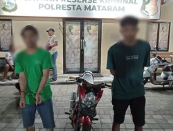 Seorang Residivis Dan Dua Terduga Pelaku Curanmor Diamankan Tim Resmob Polresta Mataram