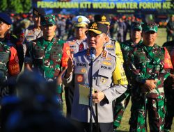 TNI-Polri Gelar Apel Pasukan Pengamanan World Water Forum Ke-10 di Bali