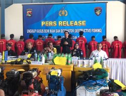 23 Orang Pelaku Bom Ikan Di NTB Ditangkap