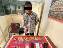 Polisi Bongkar Jaringan Narkoba Antar Kabupaten di Lombok Barat, Kurir Berkecimpung Selama 10 Tahun Dibekuk