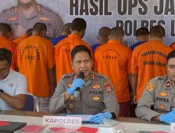 Polres Lombok Barat Berhasil Tangkap 57 Tersangka Kasus 3C dalam Operasi Jaran 2024