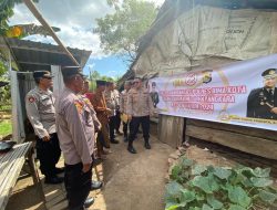Hidup di Gubuk Reot, Pasutri Lansia Ini Dapat Bantuan Bedah Rumah dari Polres Bima Kota