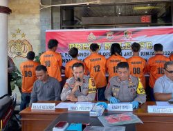Ungkap 9 Kasus, 11 Tersangka Diringkus Polres Bima Selama Operasi Jaran Rinjani 2024