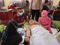 Hari Bhayangkara, Polres bima Kota Gelar Donor Darah