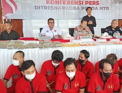 Polda NTB Gelar Pemusnahan BB Narkotika Bulan April dan Mei 2024