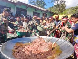 Misi Kuali Merah Putih Bobon Santoso Berlanjut di Perbatasan RI-RDTL Bersama Satgas Yonkav 6/Naga Karimata