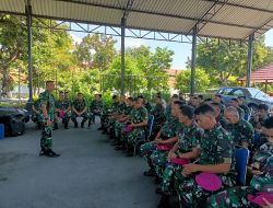 Gencarkan Bahaya Judi Online dan Pinjaman Online, Komandan Puslatmar Kodiklatal Sampaikan Jam Komandan
