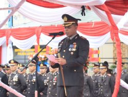 Polres Loteng Gelar Upacara Peringatan Hari Bhayangkara Ke-78