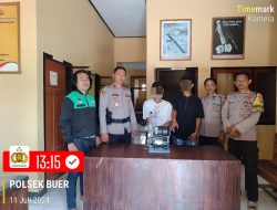 Nekat Curi Mesin Air, 2 Pria Diamankan Polsek Buer