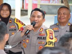 Kapolres Lombok Barat Gelar Kunjungan Kerja dan Silahturahmi di Dua Polsek di Lembar
