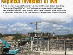 Lebih Dari 400 Investor Asing Kepincut Investasi Di IKN